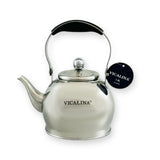 High Quality Stainless Steel Tea Kettle - 1.0 Liter- ابريق شاي ستل ستيل جودة عالية