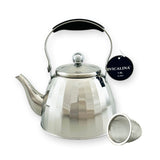 High Quality Stainless Steel Tea Kettle - 1.0 Liter- ابريق شاي ستل ستيل جودة عالية