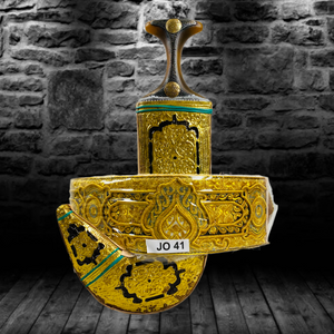 Golden Janbiyah Saifani Style -JO41- جنبية ستايل صيفاني ذهبي