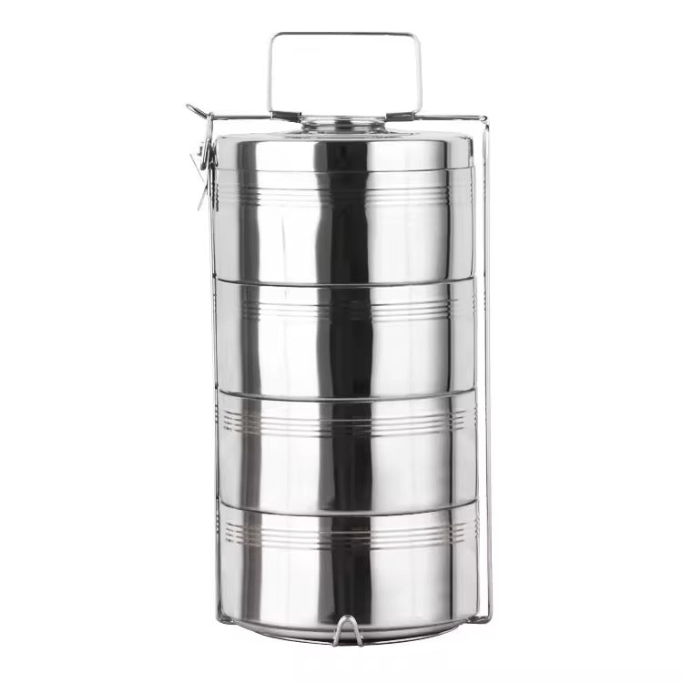 Tier Stainless Steel Lunch Box Tiffin Carrier Set - حافظة طعام ستيل جودة عالية