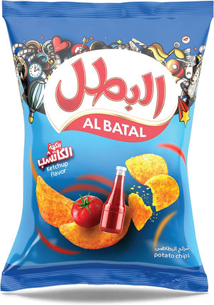 Albatal Chips Ketchup Flavor -Big Size-  بطاطس البطل⁩ بنكهة الكاتشب