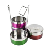 Stainless Steel Lunch Box Tiffin Carrier Set - حافظة طعام ستيل جودة عالية