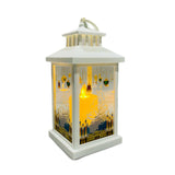 Ramadan Lantern Candle Light -Rmd78- فانوس ضوئي شمعة رمضان White- عيد مبارك