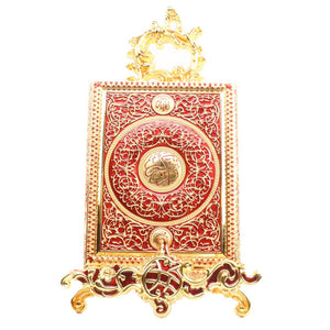- Metal Quraan Box With Holder Red