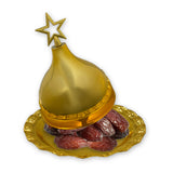 Ramadan Fancy Dates Plate -RMD41- طبق تقديم تمر فاخر رمضان