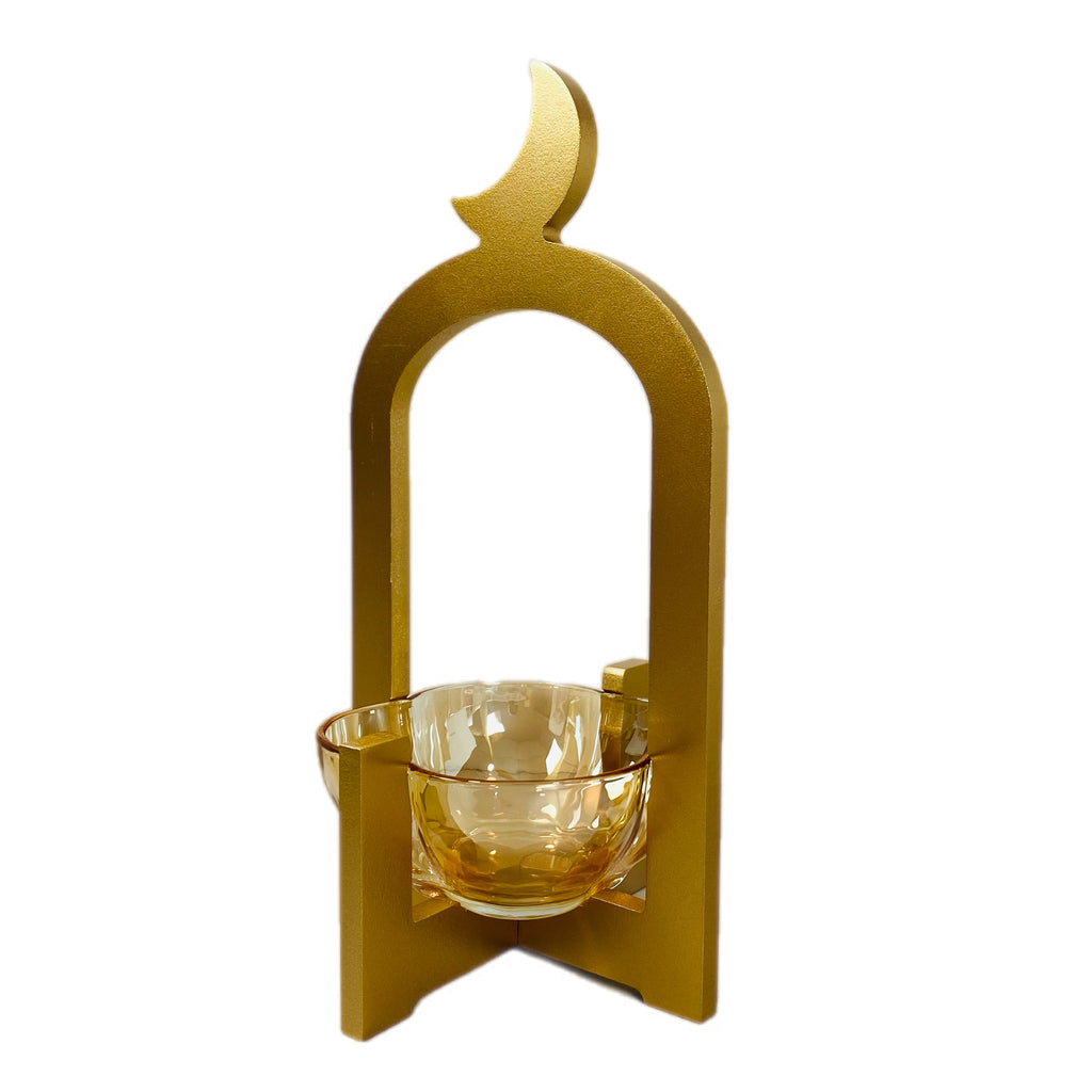 Ramadan Fancy Dates Plate With Holder -Rmd39- طبق تقديم تمر مع حامل