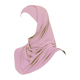 2 Pieces Hijab Pink- حجاب قطعتين وردي