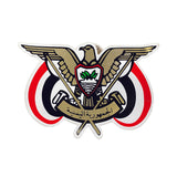 Yemen Bird Sticker Medium - ستكر سيارة الطير الجمهوري وسط