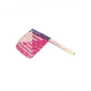 Mini Colored Straw Fan - Option1