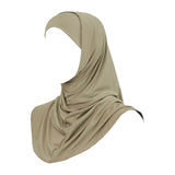 2 Pieces Hijab Olive- حجاب قطعتين زيتي