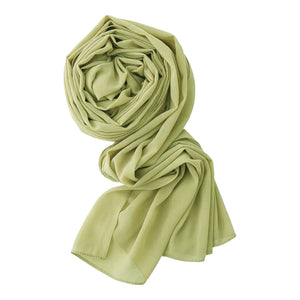 Chiffon Georgette Scarf -21- شال جورجيت سادة