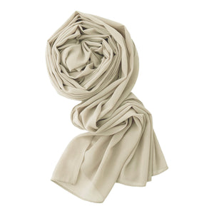 Chiffon Georgette Scarf -27- شال جورجيت سادة