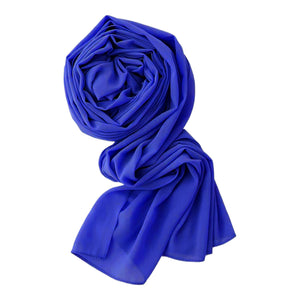 Chiffon Georgette Scarf -41- شال جورجيت سادة