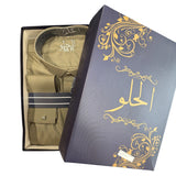 AlHelo Thobe smoke gray -     ثوب الحلو