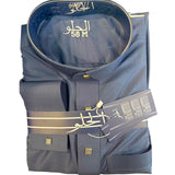 AlHelo Thobe charcol-     ثوب الحلو