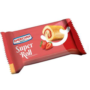 Americana Super Roll Cake Strawberry - أمريكانا كيك بالفراولة