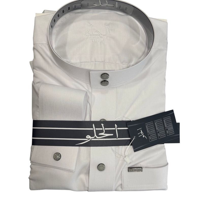 AlHelo Thobe White -     ثوب الحلو ابيضّ