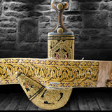 Golden Yemeni Janbiyah YE40028- جنبية ذهبي