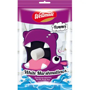 Wellmade Halal Mini White Marshmallow - حلال مارشميلو أبيض