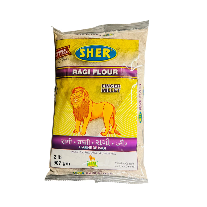 Sher Ragi Flour 2LB -دقيق دخن راجي