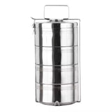 Tier Stainless Steel Lunch Box Tiffin Carrier Set - حافظة طعام ستيل جودة عالية