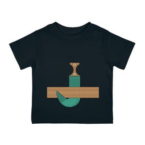 Janbiyah Design Baby Cotton T-Shirt Black / 6M Kids Clothes