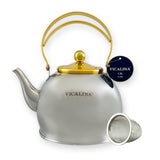 High Quality Stainless Steel Tea Kettle - 1.5 Liter- ابريق شاي ستل ستيل جودة عالية