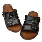 Boys Sandal Black -AM6006- صنادل ولادي