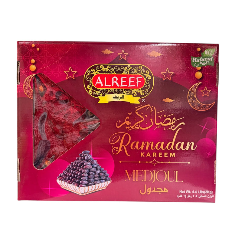 Ramadan Kareem Alreef Mejdool Dates 4.4lb -     تمر مجدول الريف -رمضان كريم