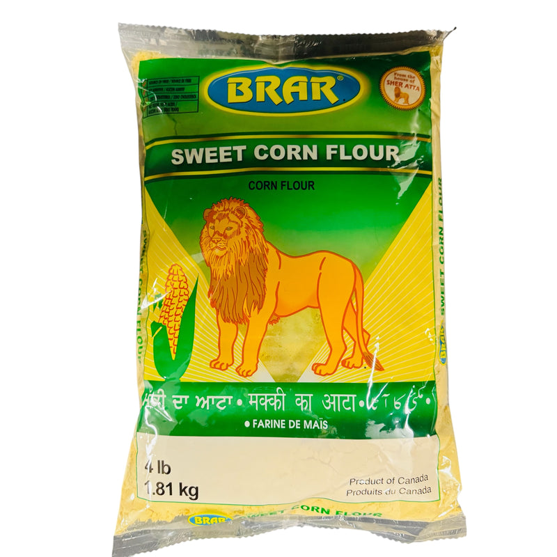 Brar Sweet corn flour 4LB - دقيق الذرة الحلوة