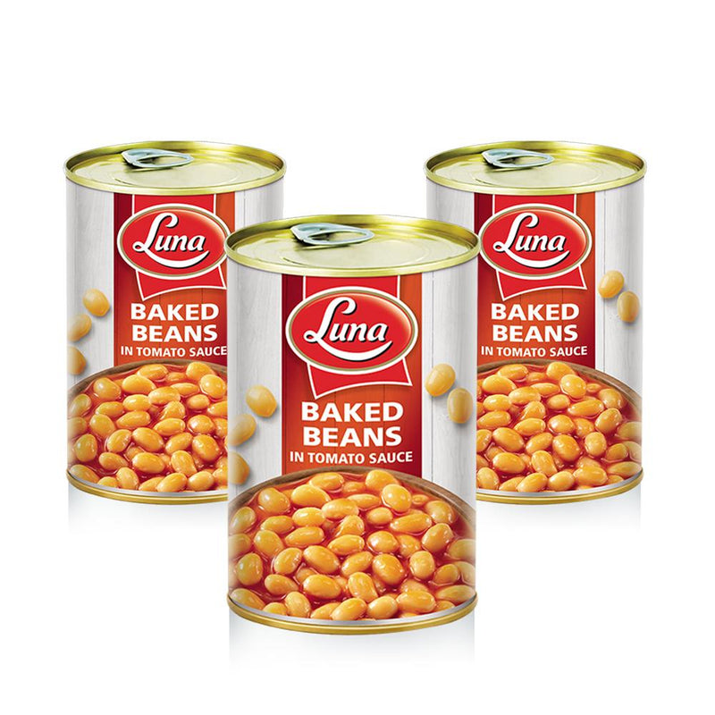 Luna Beans With Tomato Sauce Set Of 3 -