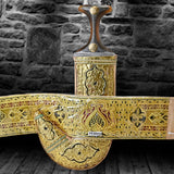 Golden Yemeni Janbiyah YE40000-جنبية ذهبيه