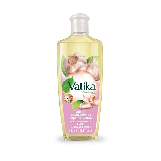 Vatika Hair Oil (Garlic) - زيت فاتيكا للشعر بالثوم