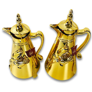 Luxury 3D Tea And Coffee Vacuum Flask Set - طقم دلة شاي وقهوة فاخر