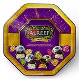 Alreef chocolate covered candy with coconut and caramel 500 gm-   حلوى مغطاه بالشكولا والكراميل والمكسرات والفراوله