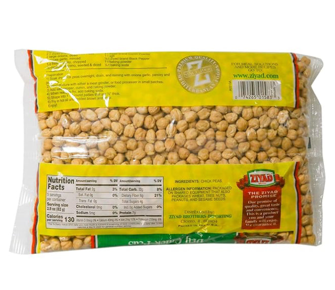 Ziyad Dry Chickpeas - حمص ناشف