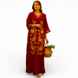 Embroidered Jalabiah  JA600- جلابية مطرزة