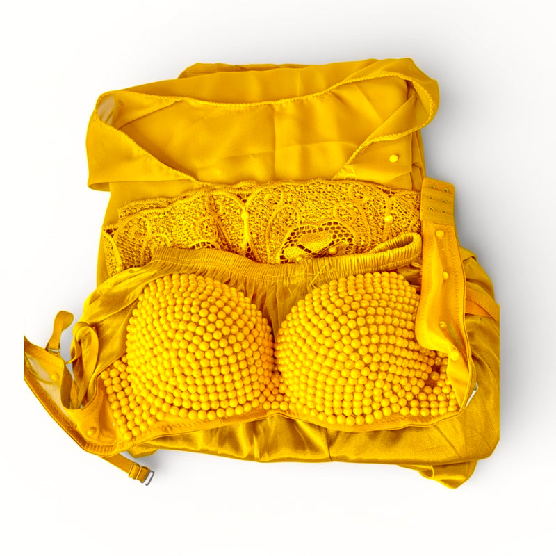 Women Dera' -3 Pieces - El021 - Bra Size: 34 درع فاخر - مقاس