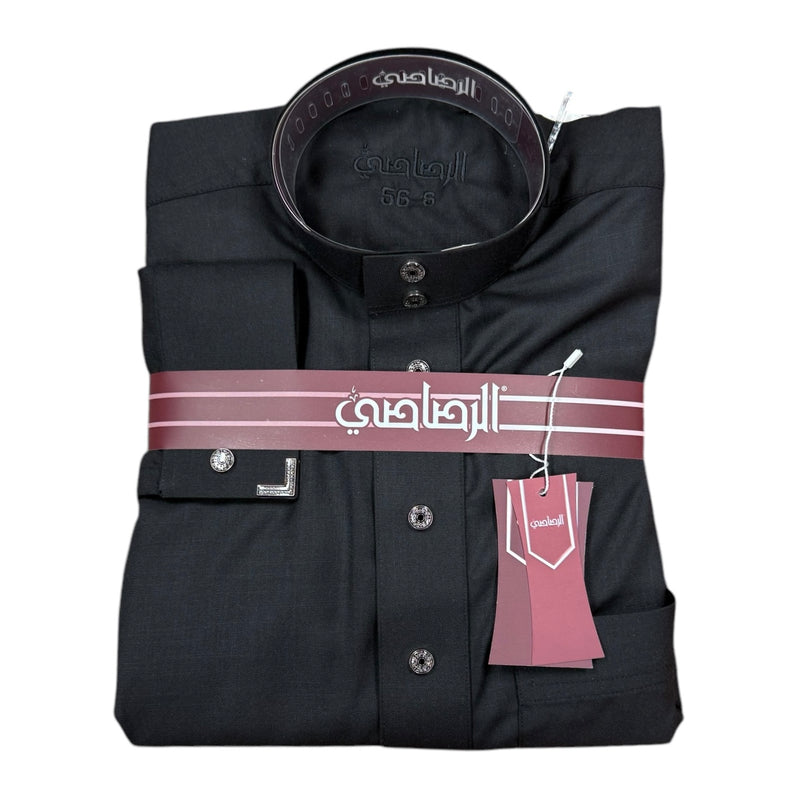 Alrasasi Thobe Black- ثوب الرصاصي