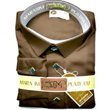 Marasim Platinum Brawn off W21-  ثوب مراسيم بلاتينوم