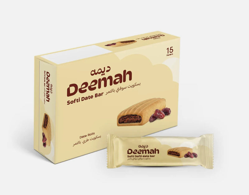 Softi Softi Date Deemah bar 15pk -بسكويت سوفتي سوفتي بالتمر ديمة