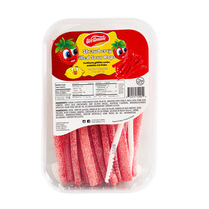 Halal Sour Gummy Strawberry Ropes - 200g - حلاوة جيمي حلال