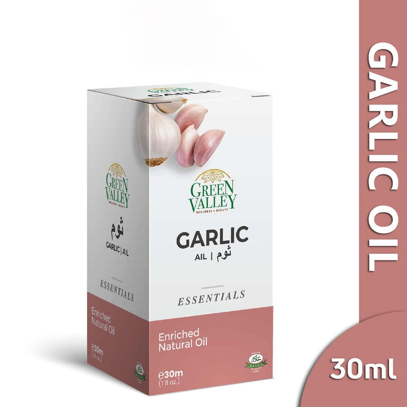 Green Valley- Garlic Oil 30ml زيت ثوم