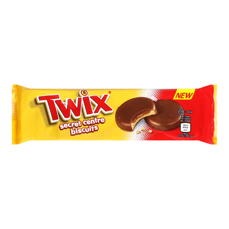 TWIX secret centre biscuits