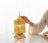 Led Gold mabkhara  EI18- مبخرة لون ذهبي ضوئيه