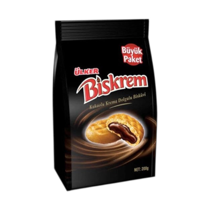 Biskrem biscuits ULKER 200 g- بسكويت بسكريم بالشكولاته