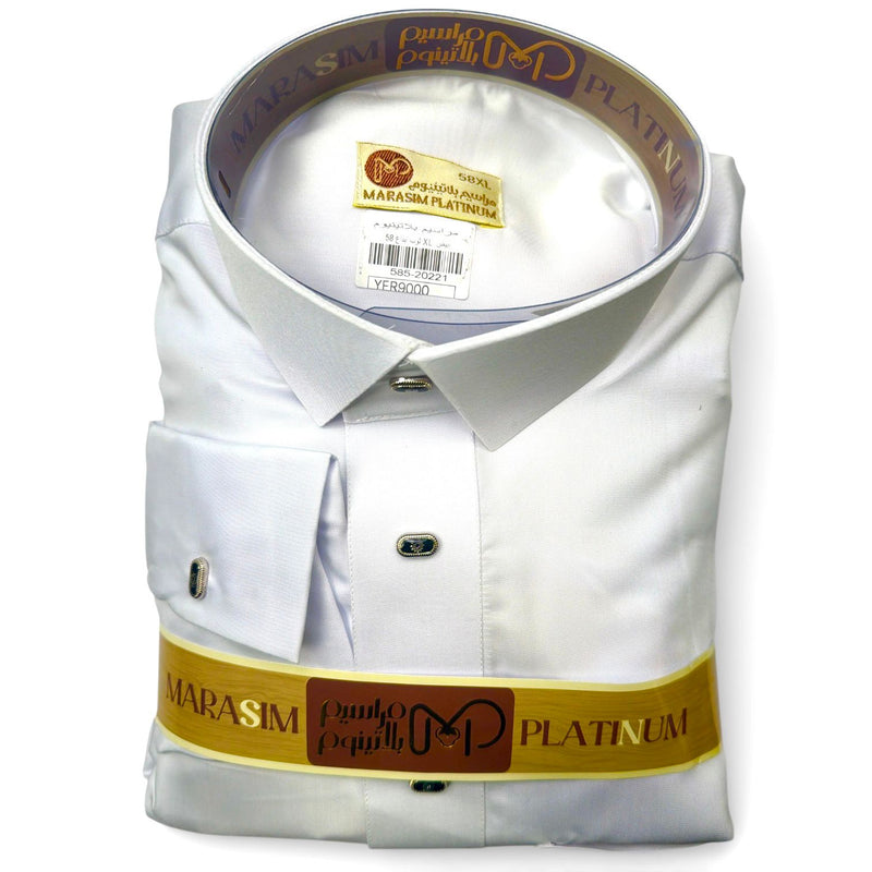 Marasim Platinum White 20221- ثوب مراسيم بلاتينوم