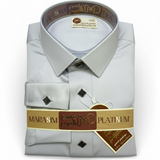 Marasim Platinum Silver off W39-  ثوب مراسيم بلاتينوم