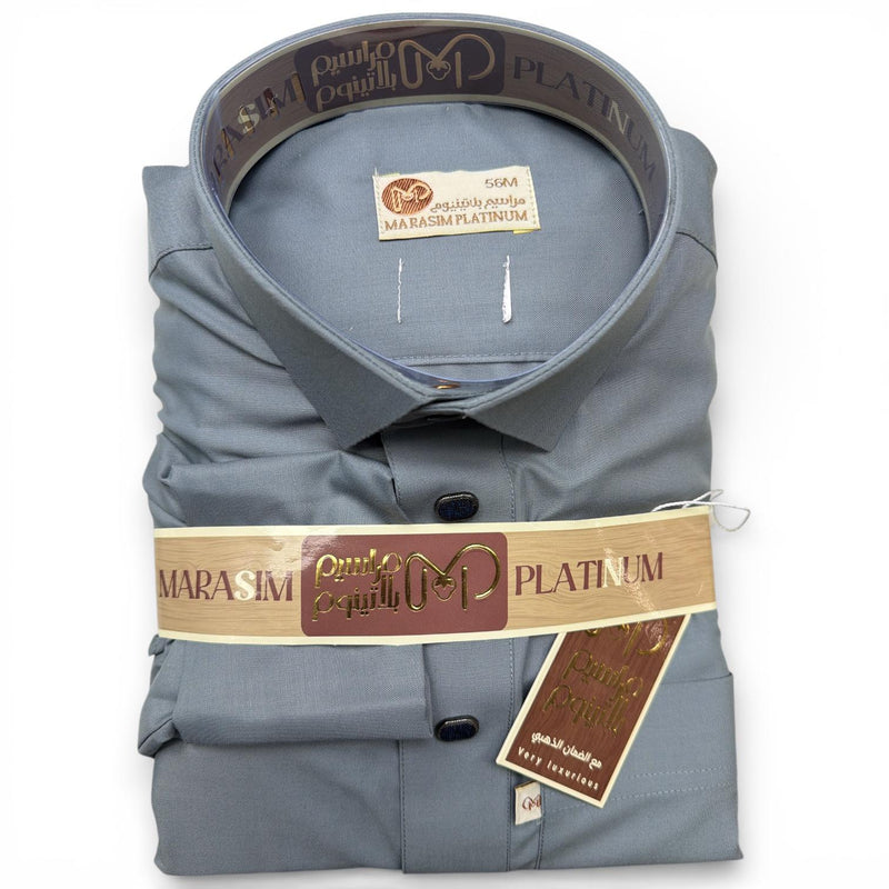 Marasim Platinum Grey W29-  ثوب مراسيم بلاتينوم