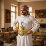 Golden Yemeni Janbiyah YE4001- جنبية ذهبي